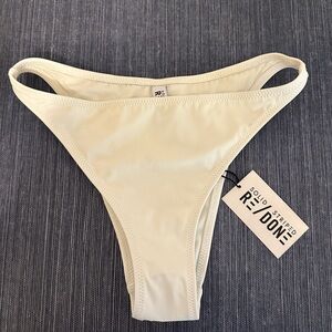SOLID & STRIPED White Bikini Bottom - The Hollywood Bottom - NWT - Size Medium